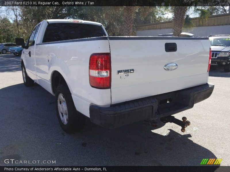 Oxford White / Tan 2007 Ford F150 XL Regular Cab
