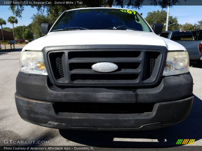 Oxford White / Tan 2007 Ford F150 XL Regular Cab