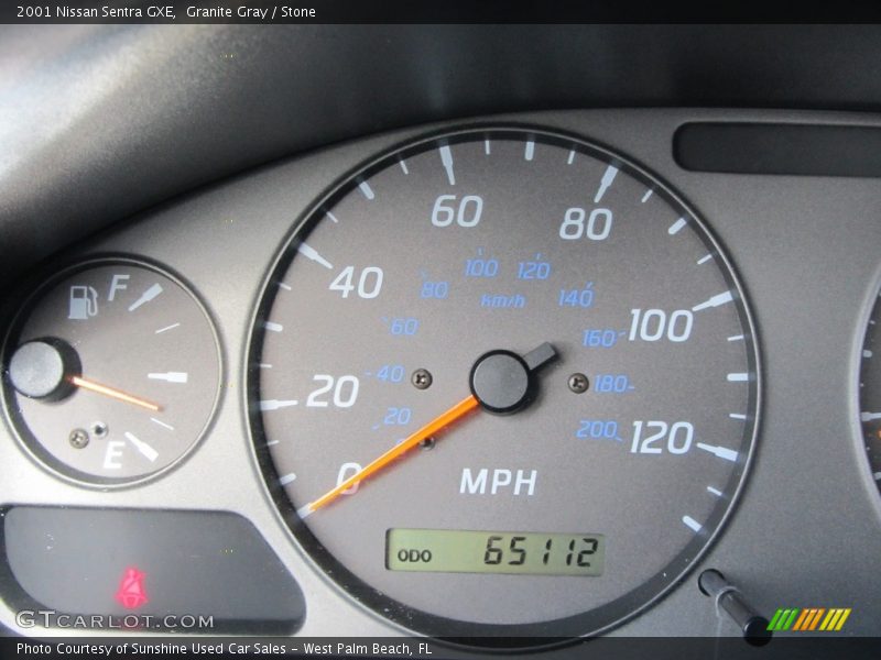 Granite Gray / Stone 2001 Nissan Sentra GXE