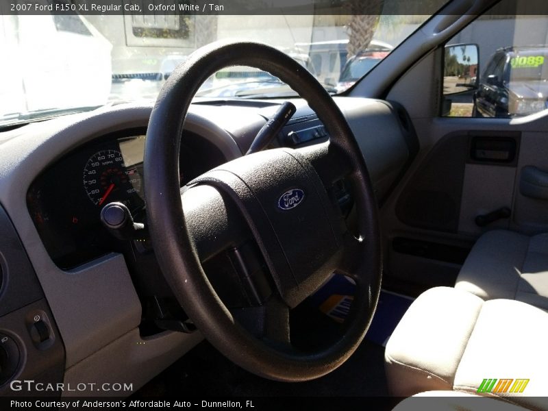 Oxford White / Tan 2007 Ford F150 XL Regular Cab