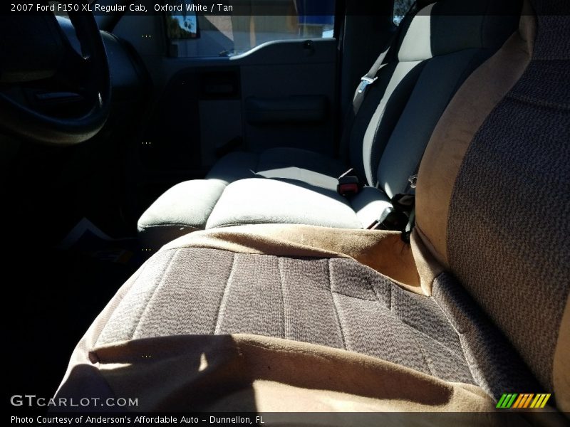 Oxford White / Tan 2007 Ford F150 XL Regular Cab