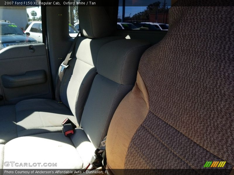 Oxford White / Tan 2007 Ford F150 XL Regular Cab