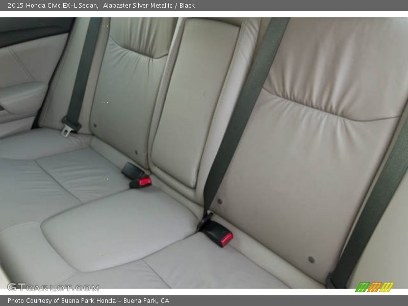 Alabaster Silver Metallic / Black 2015 Honda Civic EX-L Sedan