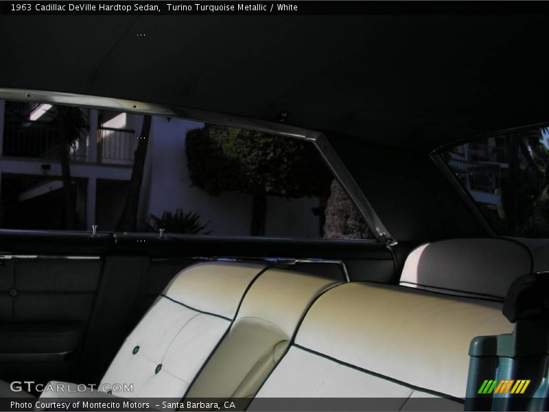 Turino Turquoise Metallic / White 1963 Cadillac DeVille Hardtop Sedan
