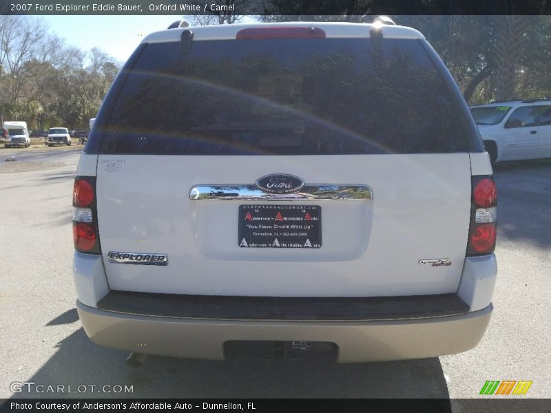 Oxford White / Camel 2007 Ford Explorer Eddie Bauer