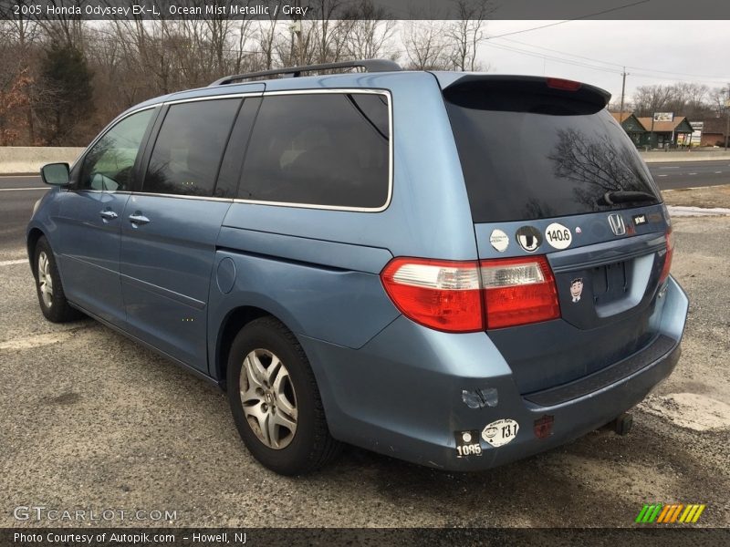 Ocean Mist Metallic / Gray 2005 Honda Odyssey EX-L