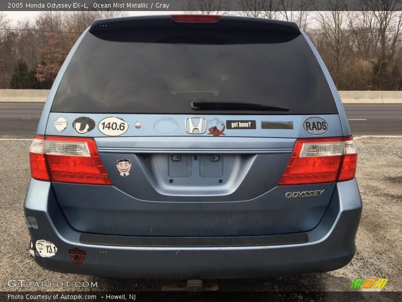 Ocean Mist Metallic / Gray 2005 Honda Odyssey EX-L