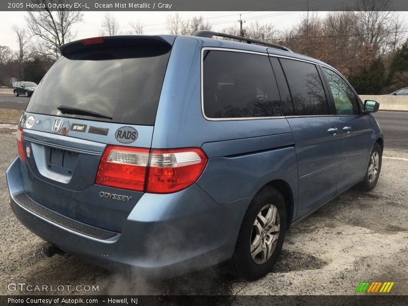 Ocean Mist Metallic / Gray 2005 Honda Odyssey EX-L