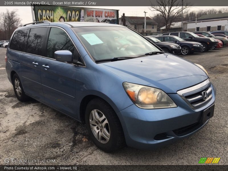 Ocean Mist Metallic / Gray 2005 Honda Odyssey EX-L