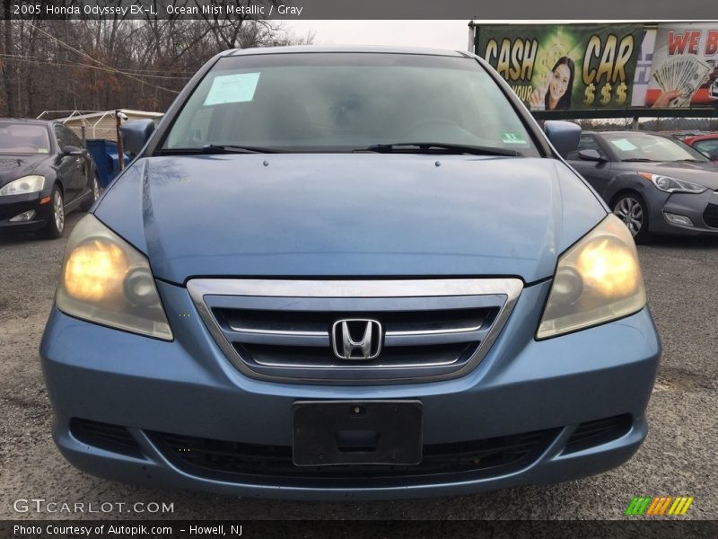 Ocean Mist Metallic / Gray 2005 Honda Odyssey EX-L