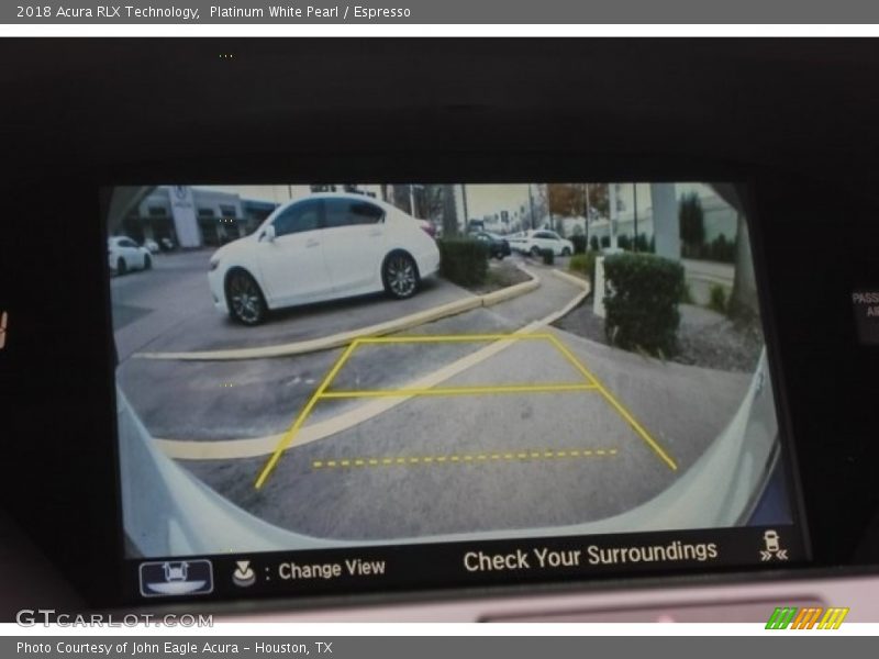 Platinum White Pearl / Espresso 2018 Acura RLX Technology