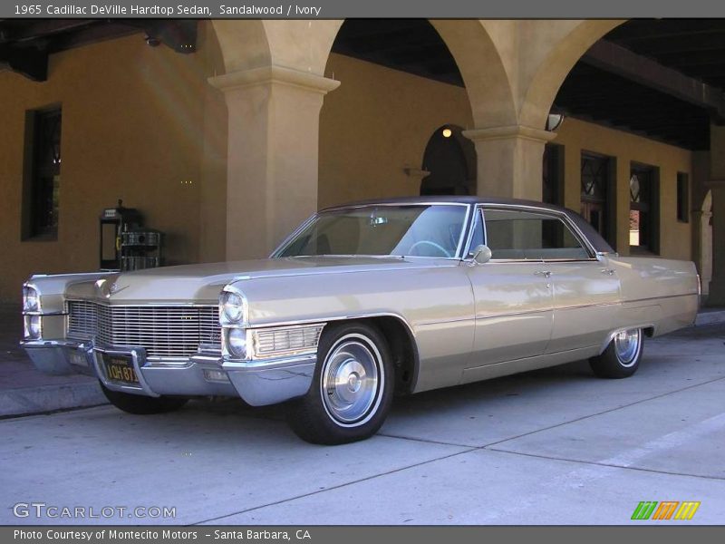 Sandalwood / Ivory 1965 Cadillac DeVille Hardtop Sedan