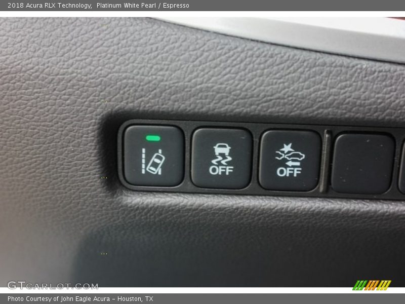 Platinum White Pearl / Espresso 2018 Acura RLX Technology