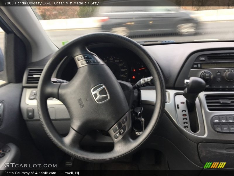 Ocean Mist Metallic / Gray 2005 Honda Odyssey EX-L