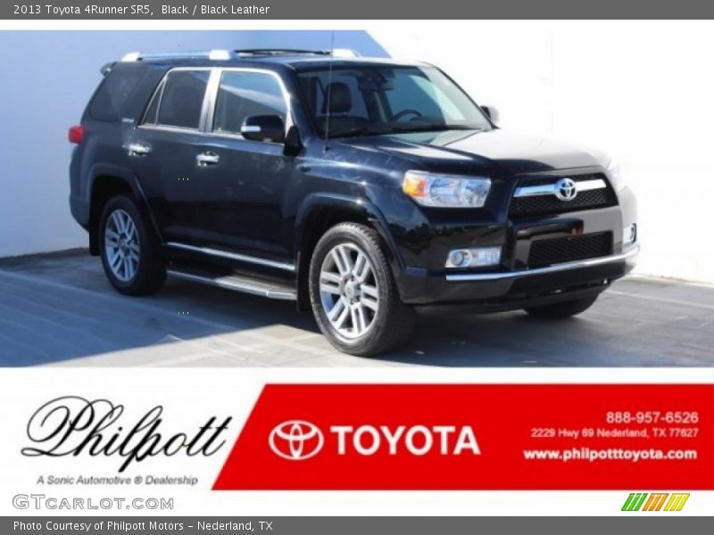 Black / Black Leather 2013 Toyota 4Runner SR5