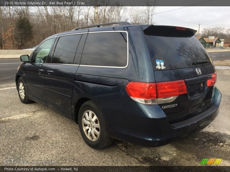 Bali Blue Pearl / Gray 2010 Honda Odyssey EX