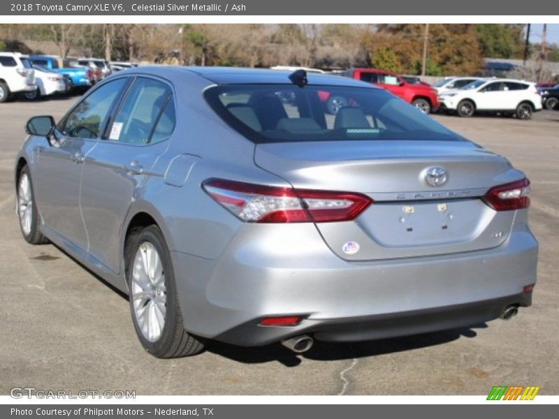 Celestial Silver Metallic / Ash 2018 Toyota Camry XLE V6