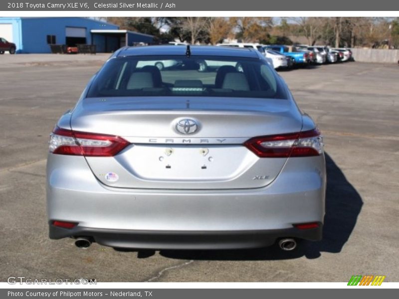 Celestial Silver Metallic / Ash 2018 Toyota Camry XLE V6