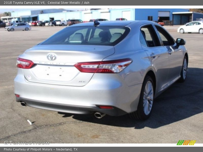 Celestial Silver Metallic / Ash 2018 Toyota Camry XLE V6