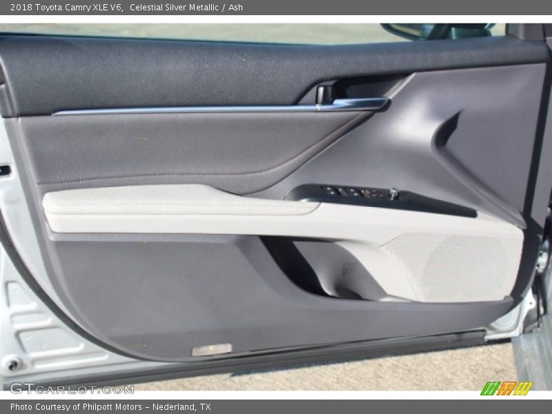 Celestial Silver Metallic / Ash 2018 Toyota Camry XLE V6