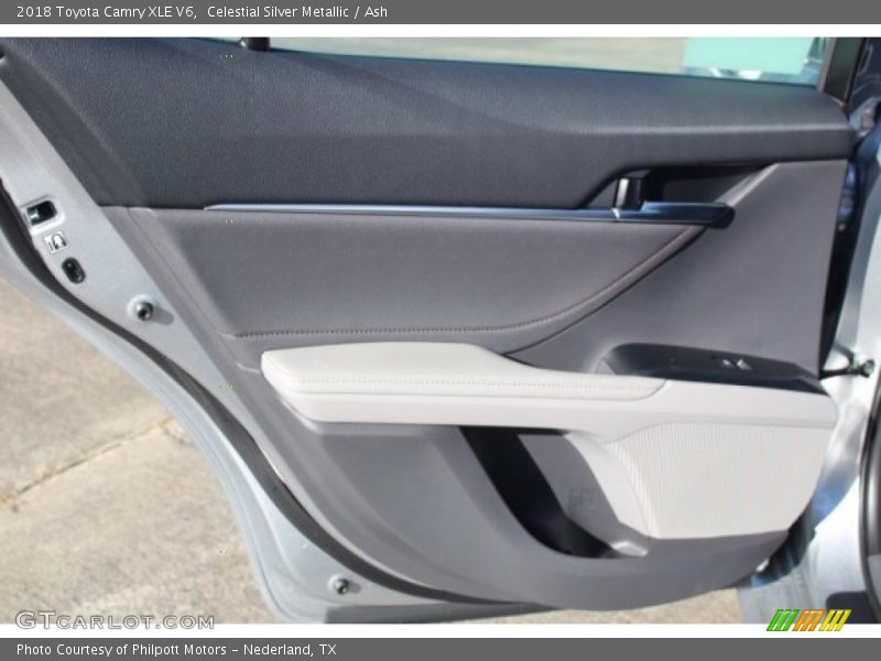 Celestial Silver Metallic / Ash 2018 Toyota Camry XLE V6