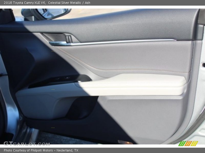 Celestial Silver Metallic / Ash 2018 Toyota Camry XLE V6