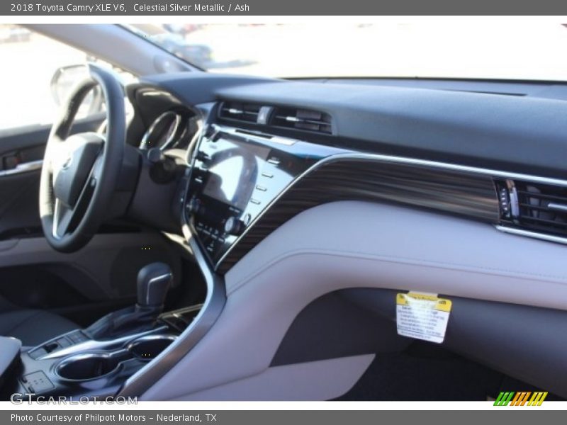 Celestial Silver Metallic / Ash 2018 Toyota Camry XLE V6