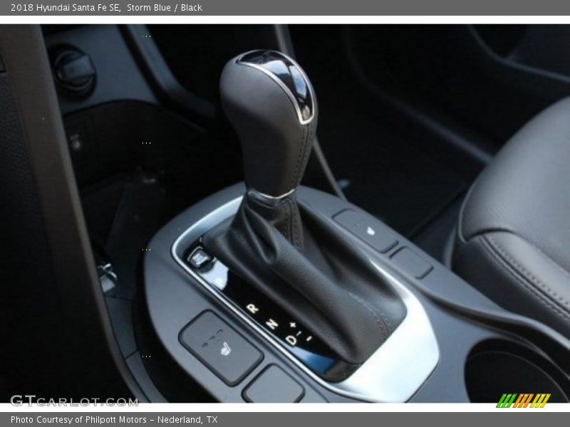 Storm Blue / Black 2018 Hyundai Santa Fe SE