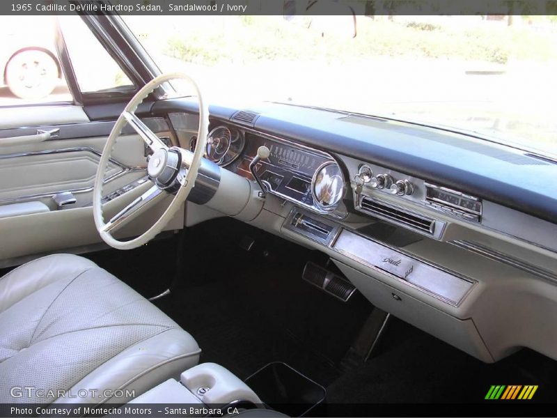 Sandalwood / Ivory 1965 Cadillac DeVille Hardtop Sedan