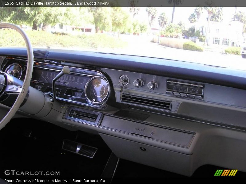 Sandalwood / Ivory 1965 Cadillac DeVille Hardtop Sedan