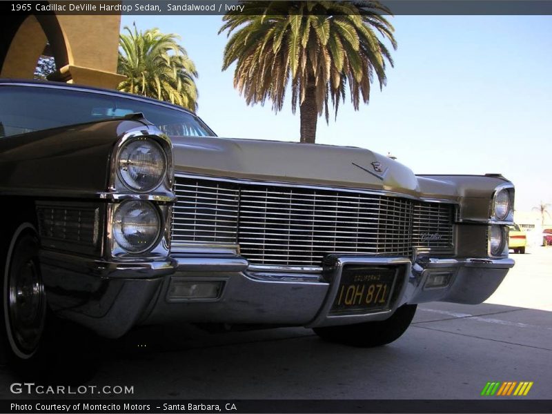 Sandalwood / Ivory 1965 Cadillac DeVille Hardtop Sedan