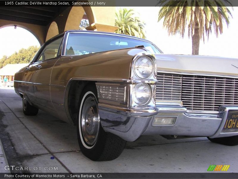 Sandalwood / Ivory 1965 Cadillac DeVille Hardtop Sedan