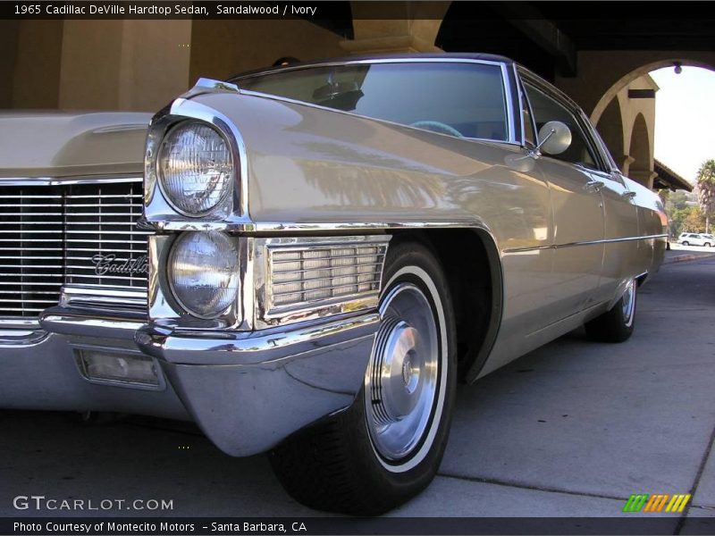 Sandalwood / Ivory 1965 Cadillac DeVille Hardtop Sedan