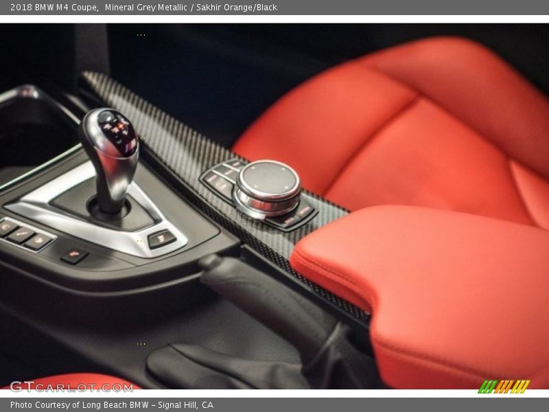 Mineral Grey Metallic / Sakhir Orange/Black 2018 BMW M4 Coupe