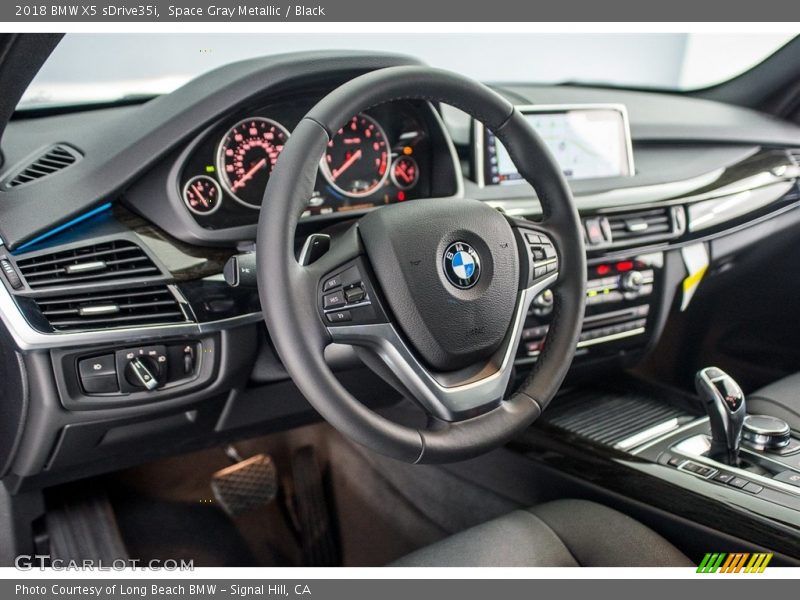 Space Gray Metallic / Black 2018 BMW X5 sDrive35i