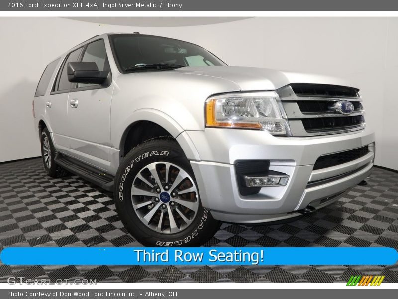 Ingot Silver Metallic / Ebony 2016 Ford Expedition XLT 4x4