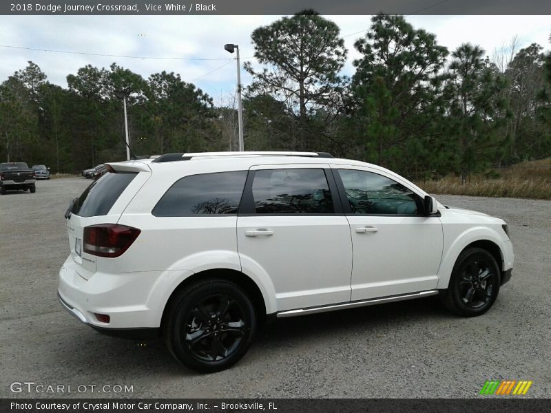 Vice White / Black 2018 Dodge Journey Crossroad