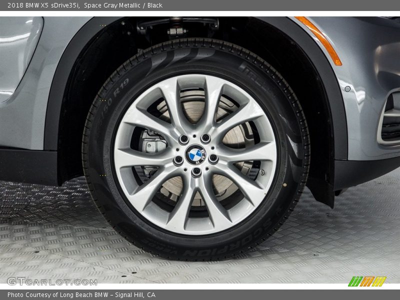 Space Gray Metallic / Black 2018 BMW X5 sDrive35i