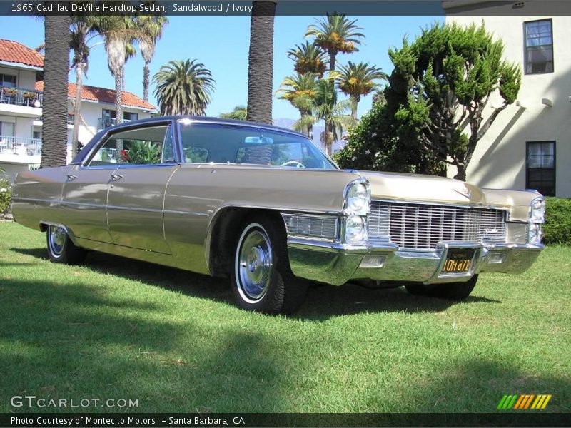 Sandalwood / Ivory 1965 Cadillac DeVille Hardtop Sedan