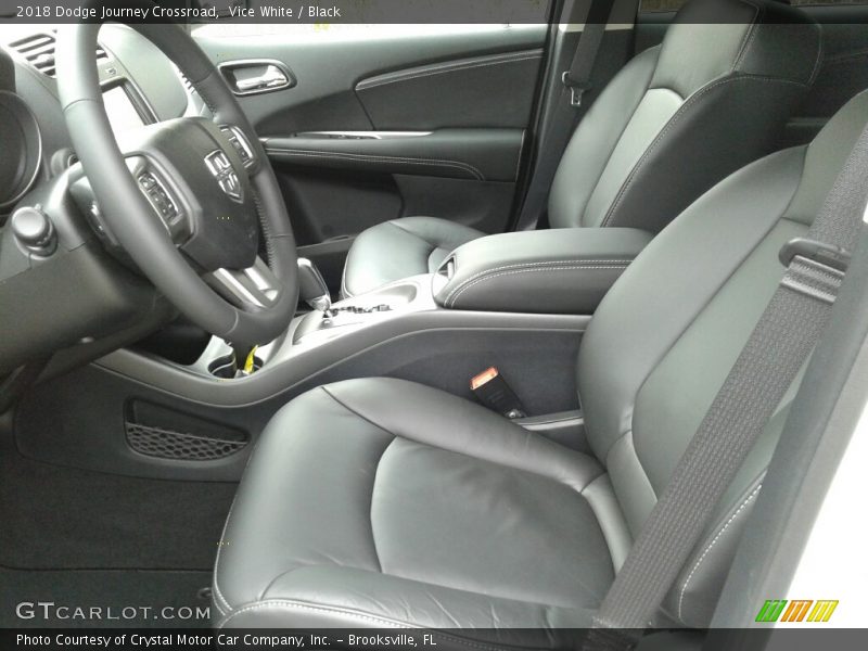 Vice White / Black 2018 Dodge Journey Crossroad
