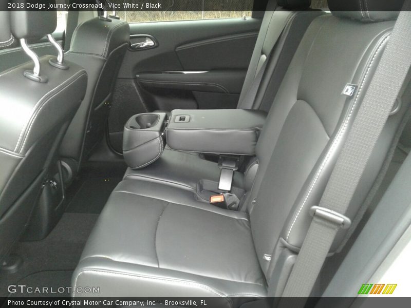 Vice White / Black 2018 Dodge Journey Crossroad