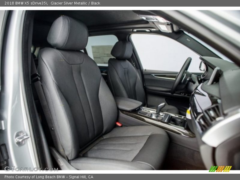 Glacier Silver Metallic / Black 2018 BMW X5 sDrive35i