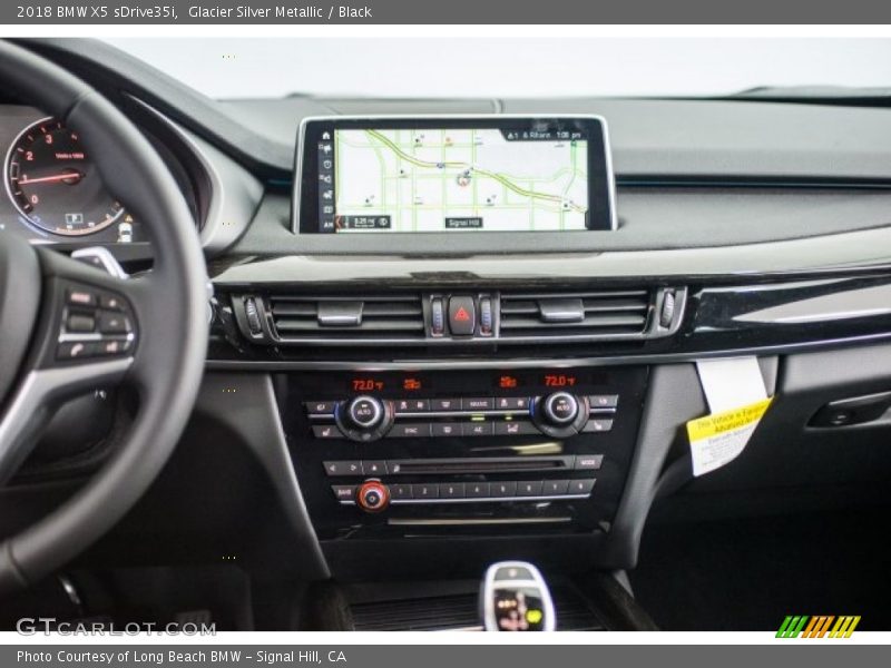 Glacier Silver Metallic / Black 2018 BMW X5 sDrive35i
