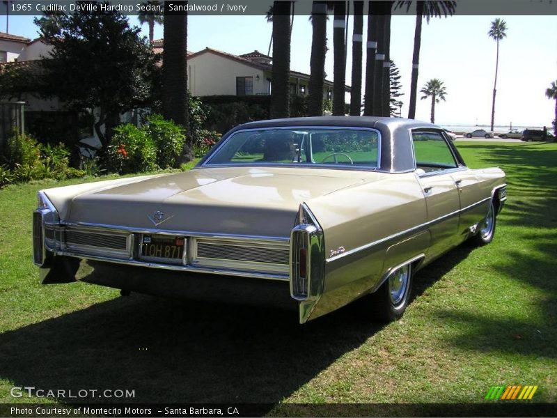 Sandalwood / Ivory 1965 Cadillac DeVille Hardtop Sedan