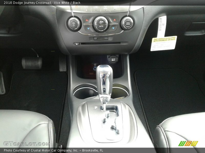 Vice White / Black 2018 Dodge Journey Crossroad