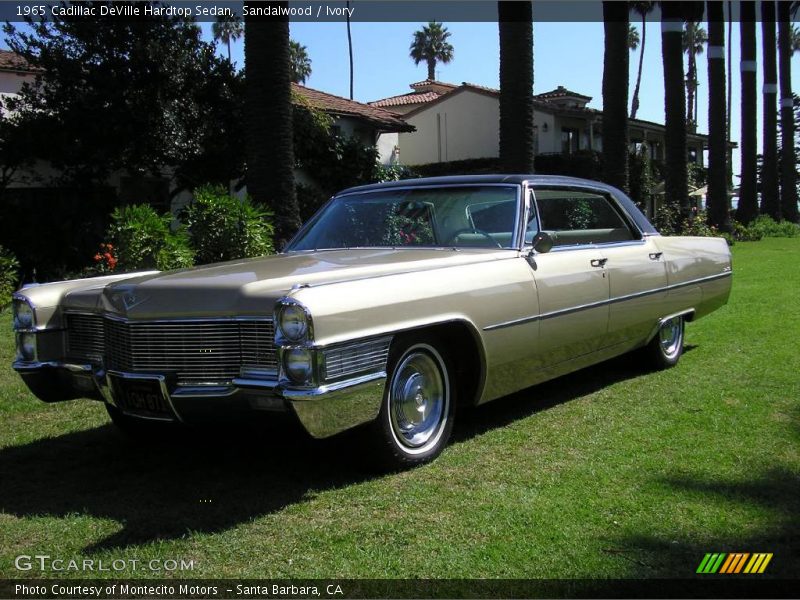 Sandalwood / Ivory 1965 Cadillac DeVille Hardtop Sedan