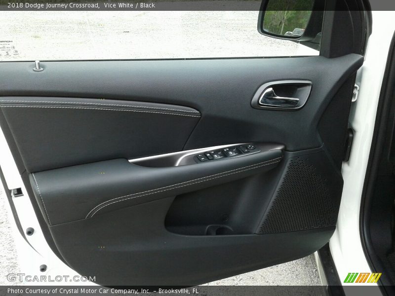 Vice White / Black 2018 Dodge Journey Crossroad