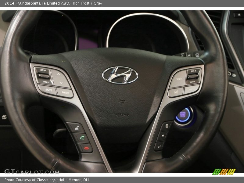 Iron Frost / Gray 2014 Hyundai Santa Fe Limited AWD