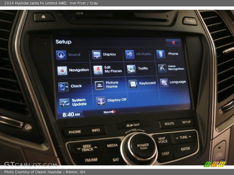 Iron Frost / Gray 2014 Hyundai Santa Fe Limited AWD