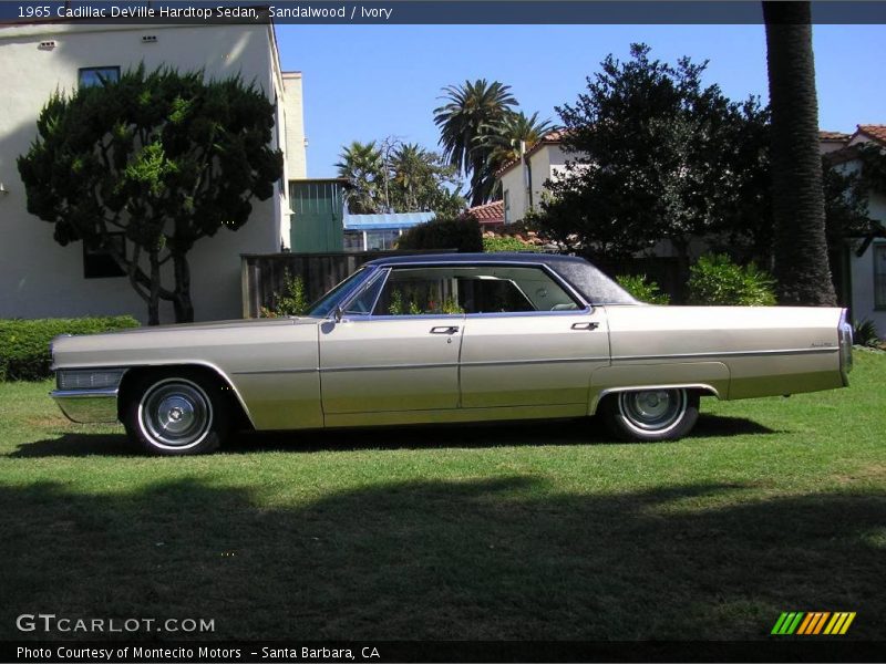 Sandalwood / Ivory 1965 Cadillac DeVille Hardtop Sedan